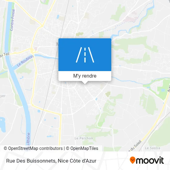 Rue Des Buissonnets plan