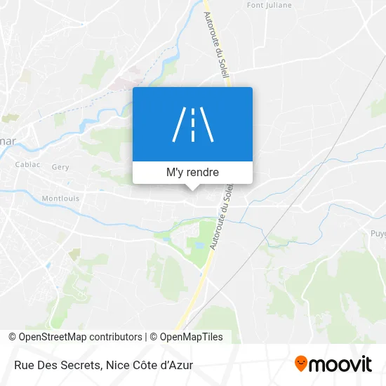 Rue Des Secrets plan
