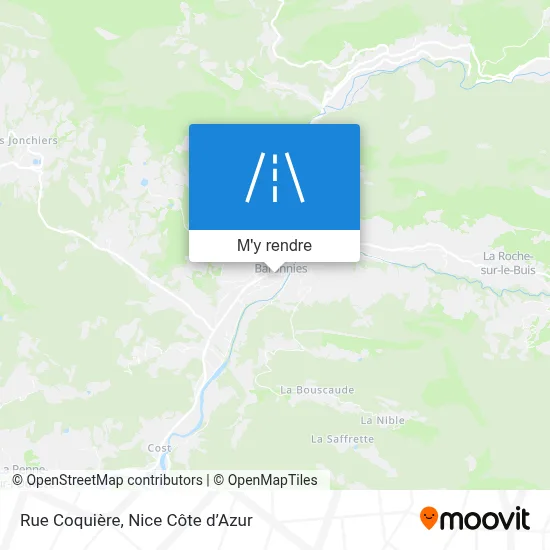 Rue Coquière plan