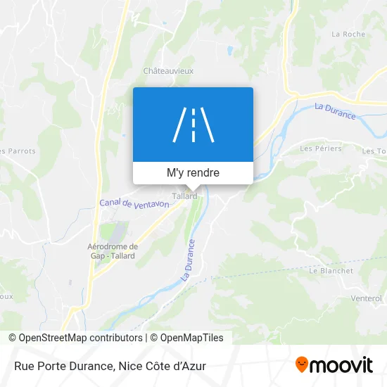 Rue Porte Durance plan