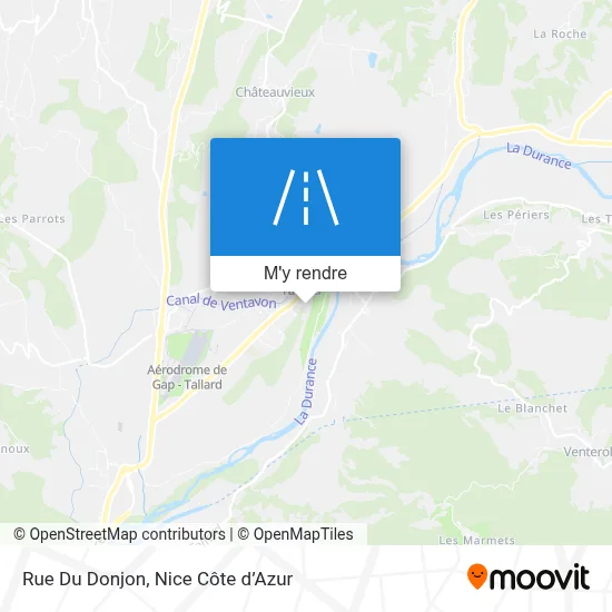 Rue Du Donjon plan