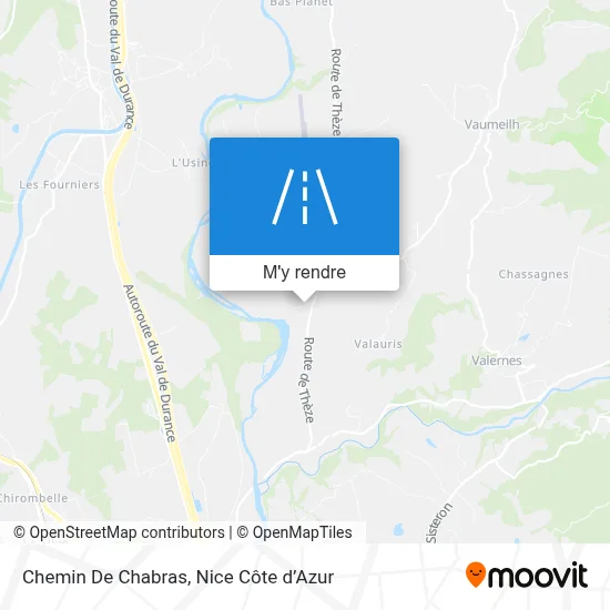 Chemin De Chabras plan