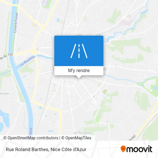 Rue Roland Barthes plan