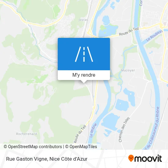 Rue Gaston Vigne plan