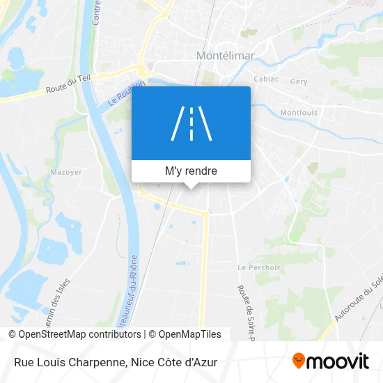 Rue Louis Charpenne plan