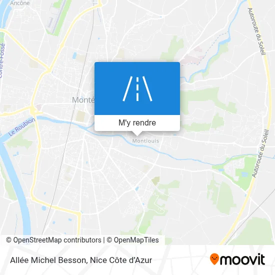Allée Michel Besson plan