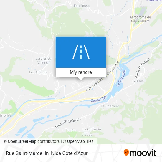 Rue Saint-Marcellin plan