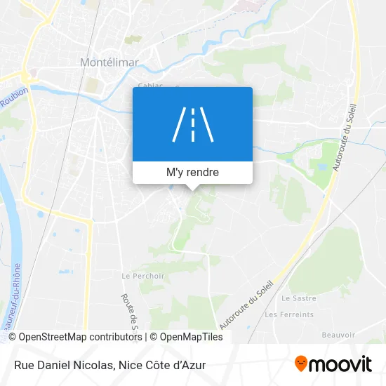 Rue Daniel Nicolas plan
