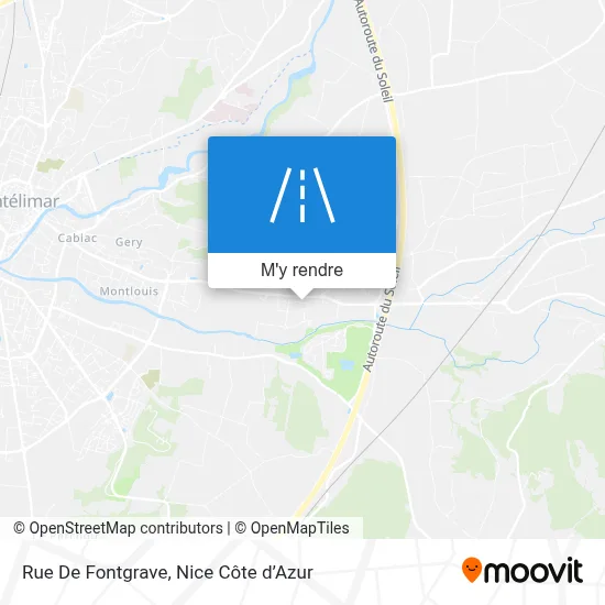 Rue De Fontgrave plan