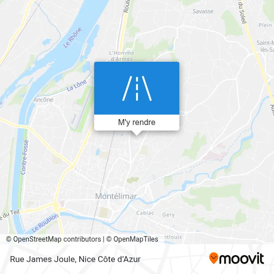 Rue James Joule plan