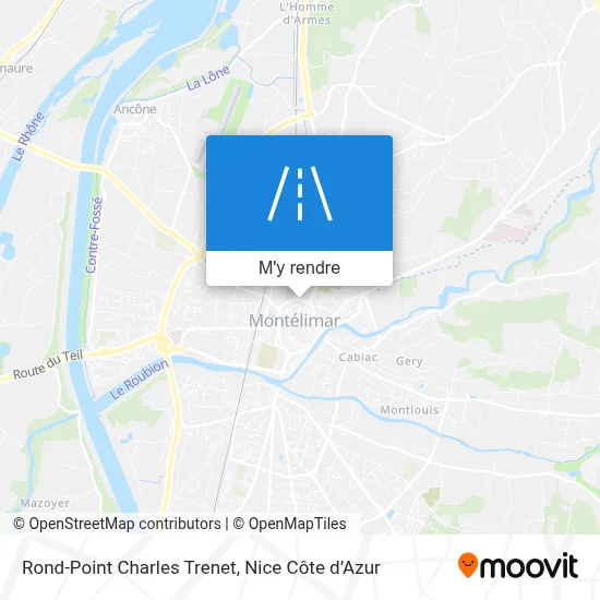 Rond-Point Charles Trenet plan
