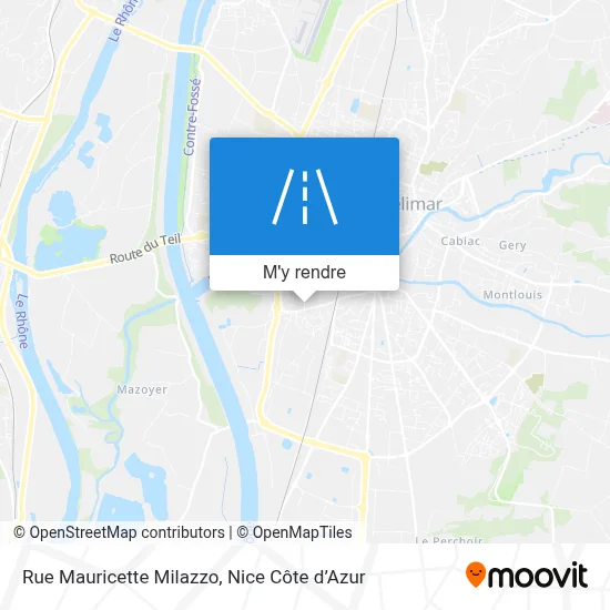 Rue Mauricette Milazzo plan