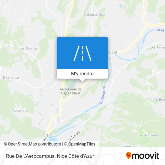 Rue De L'Aerocampus plan