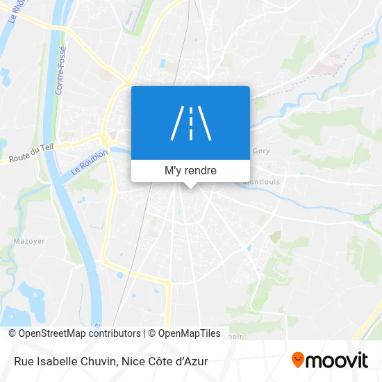 Rue Isabelle Chuvin plan