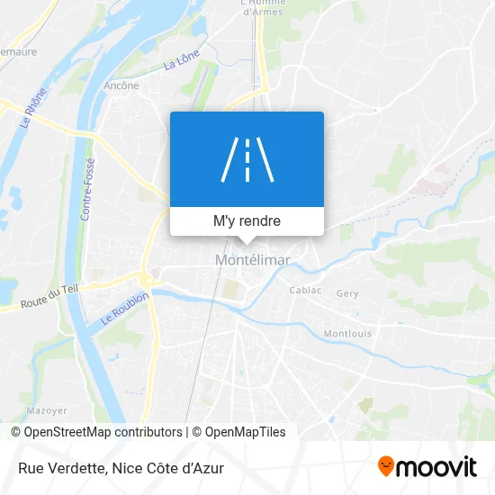 Rue Verdette plan