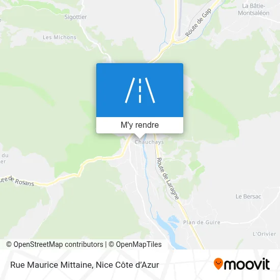 Rue Maurice Mittaine plan
