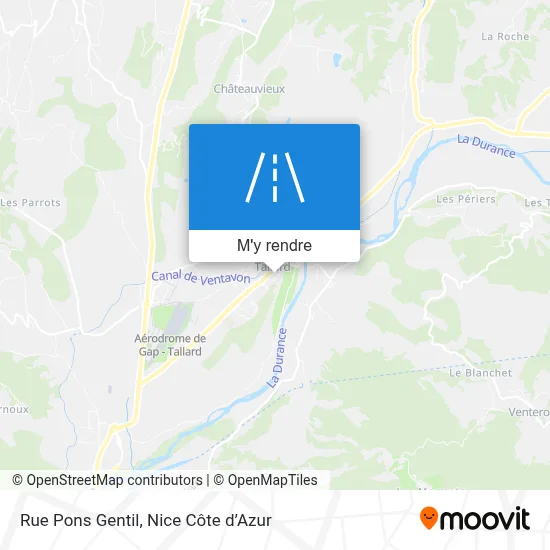 Rue Pons Gentil plan