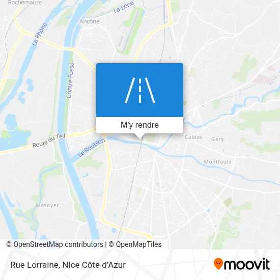 Rue Lorraine plan