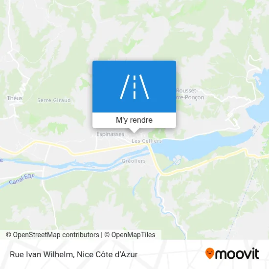 Rue Ivan Wilhelm plan