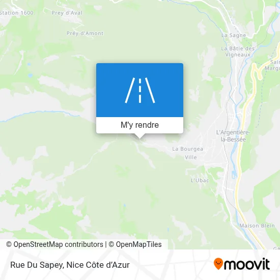 Rue Du Sapey plan