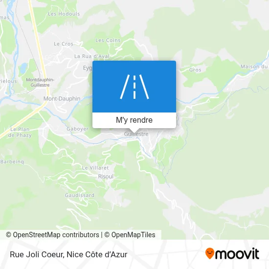 Rue Joli Coeur plan