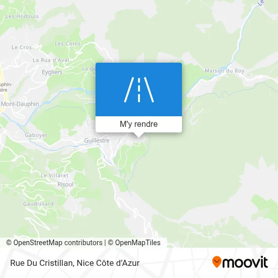 Rue Du Cristillan plan