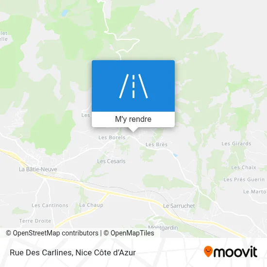 Rue Des Carlines plan