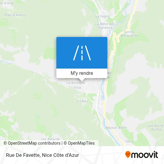 Rue De Favette plan