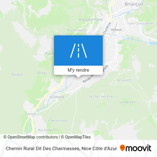 Chemin Rural Dit Des Charmasses plan