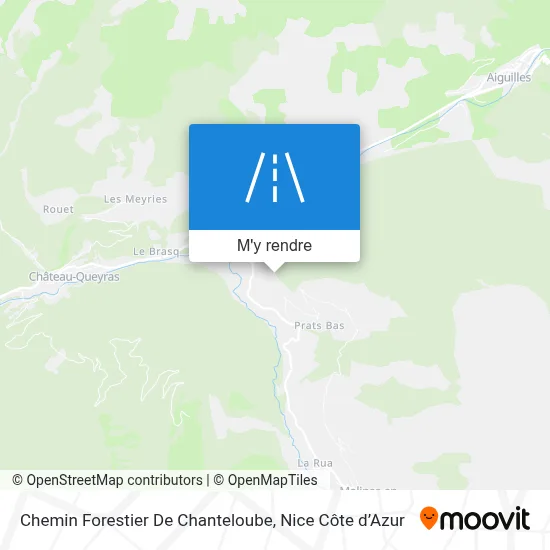 Chemin Forestier De Chanteloube plan