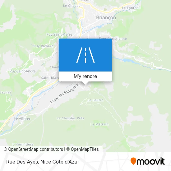 Rue Des Ayes plan