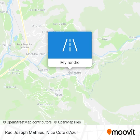Rue Joseph Mathieu plan