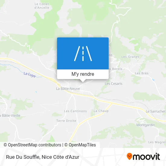 Rue Du Souffle plan