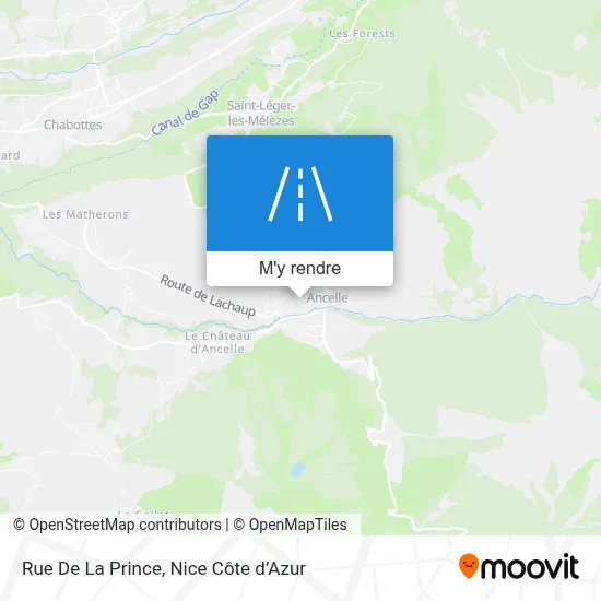 Rue De La Prince plan