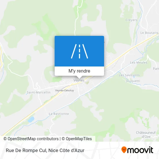 Rue De Rompe Cul plan