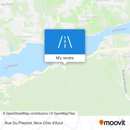 Rue Du Preynet plan