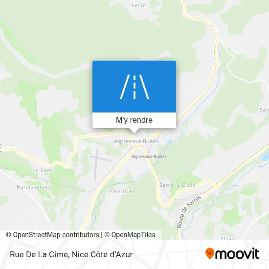 Rue De La Cime plan
