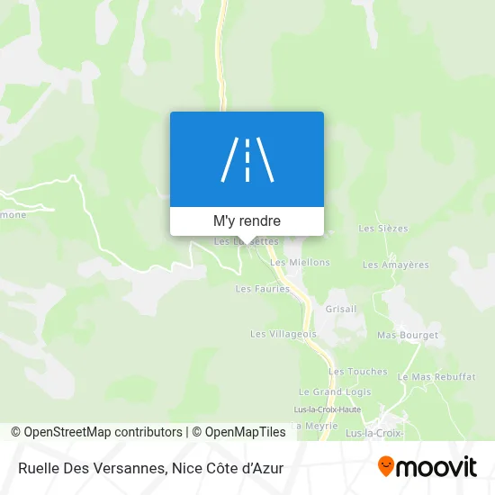 Ruelle Des Versannes plan