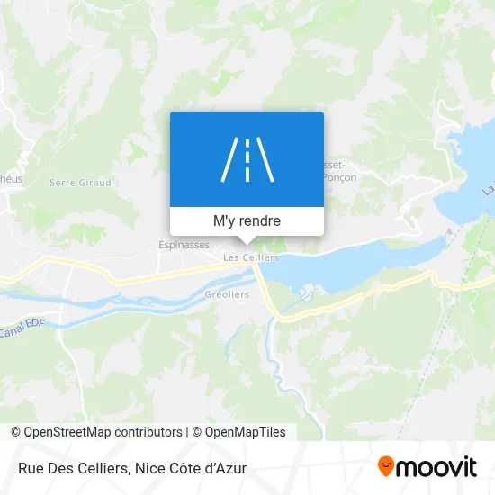 Rue Des Celliers plan