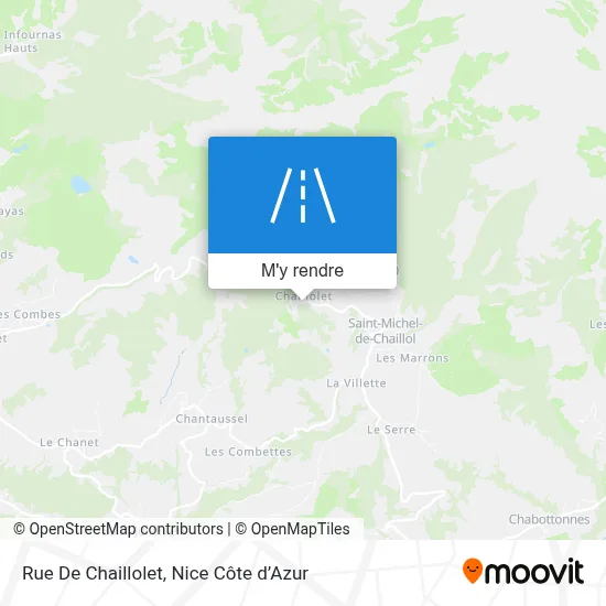 Rue De Chaillolet plan