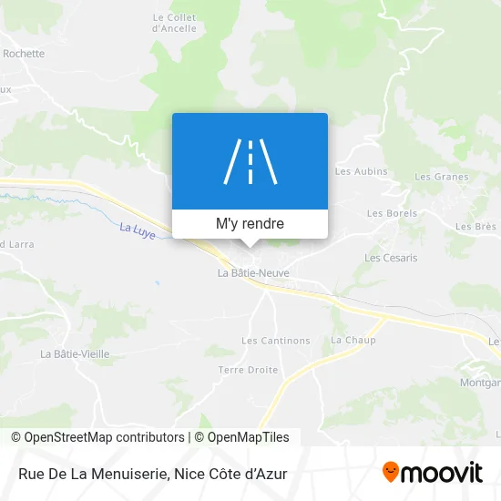Rue De La Menuiserie plan