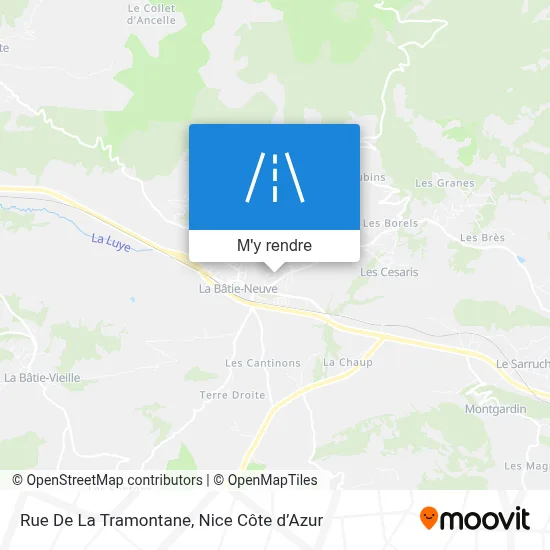 Rue De La Tramontane plan