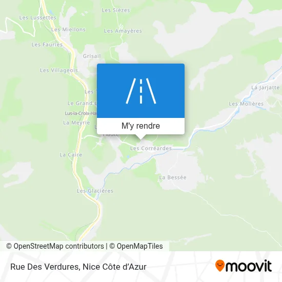 Rue Des Verdures plan