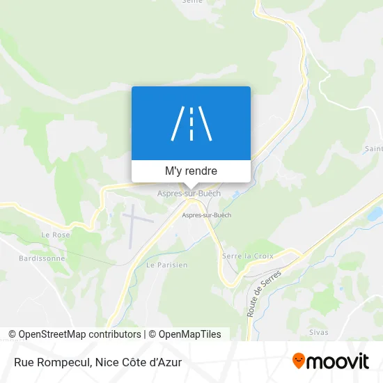 Rue Rompecul plan