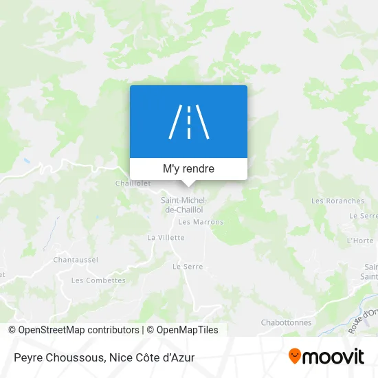 Peyre Choussous plan