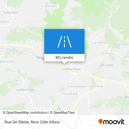 Rue De Gleize plan
