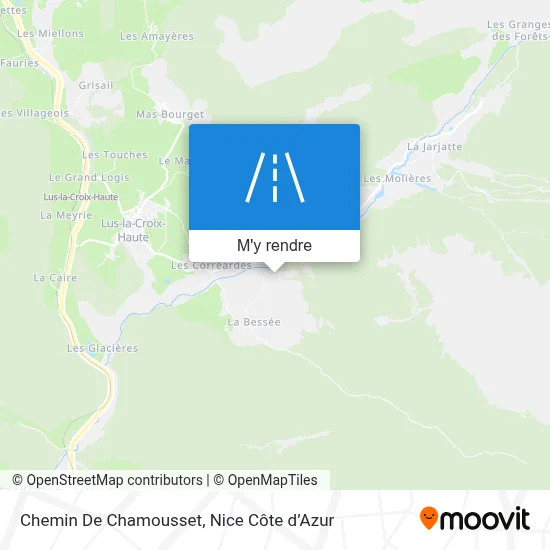 Chemin De Chamousset plan