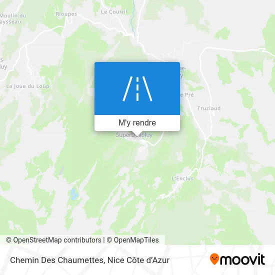 Chemin Des Chaumettes plan