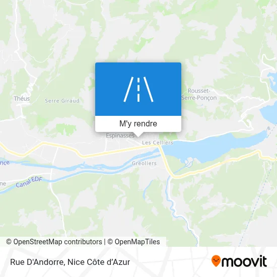 Rue D'Andorre plan