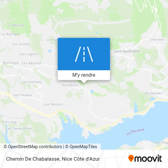 Chemin De Chabalasse plan